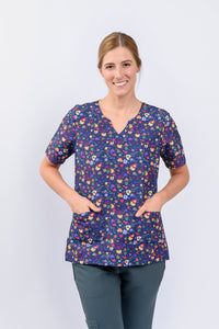 Blusa para Dama Estampada de Pajaritos REF.: BD768AJEP