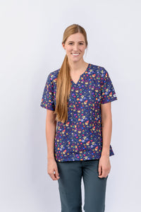 Blusa para Dama Estampada de Pajaritos REF.: BD768AJEP
