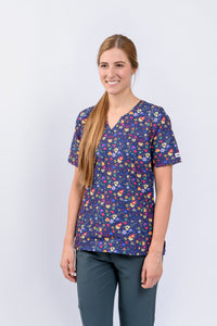 Blusa para Dama Estampada de Pajaritos REF.: BD768AJEP
