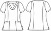 Blusa para Dama Estampada de Pajaritos REF.: BD768AJEP