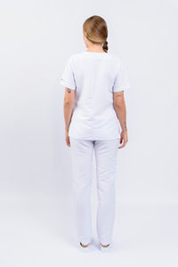 Pantalón y Blusa Dama Antifluidos blanco REF.: PB032AJ