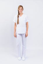 Cargar imagen en el visor de la galería, Pantalón y Blusa Dama Antifluidos blanco REF.: PB032AJ