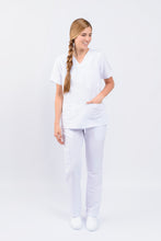 Cargar imagen en el visor de la galería, Pantalón y Blusa Dama Antifluidos blanco REF.: PB032AJ