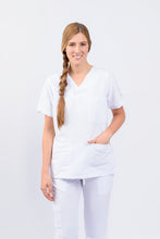 Cargar imagen en el visor de la galería, Pantalón y Blusa Dama Antifluidos blanco REF.: PB032AJ