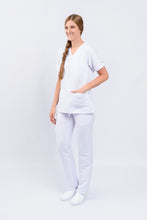Cargar imagen en el visor de la galería, Pantalón y Blusa Dama Antifluidos blanco REF.: PB032AJ