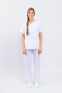 Pantalón y Blusa Dama Antifluidos blanco REF.: PB032AJ
