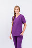 Pantalón y Blusa Dama Antifluidos  Morado REF.: PB032ANM