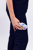 Pantalón y Blusa Dama en Antifluidos Azul Noche REF.: PB117AJAN