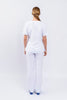 Pantalón y Blusa Dama en antifluidos blanco REF.: PB179AJ-AT