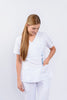 Pantalón y Blusa Dama en antifluidos blanco REF.: PB179AJ-AT
