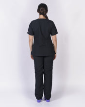 Cargar imagen en el visor de la galería, Pantalón y Blusa Dama en antifluidos negro REF.: PB179AJN-M