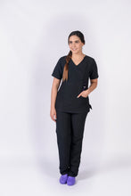 Cargar imagen en el visor de la galería, Pantalón y Blusa Dama en antifluidos negro REF.: PB179AJN-M