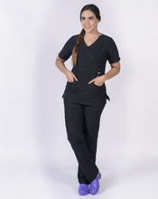 Cargar imagen en el visor de la galería, Pantalón y Blusa Dama en antifluidos negro REF.: PB179AJN-M