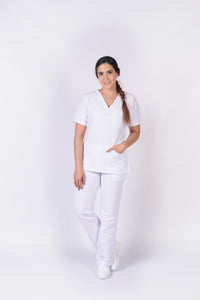 Pantalón y Blusa Dama Antifluidos BLANCO REF.: PB281RAJ
