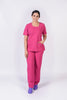 Pantalón y Blusa Dama Antifluidos cereza fuerte REF.: PB325AJCE