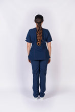 Cargar imagen en el visor de la galería, Pantalón y Blusa Dama Antifluidos Azul oscuro REF.: PB384AJAO-FF