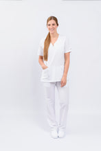 Cargar imagen en el visor de la galería, Pantalón y Blusa Dama Antifluidos Blanco REF.: PB384AJ