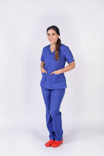 Cargar imagen en el visor de la galería, Pantalón y Blusa Dama en Montreal azul rey REF.: PB117MAR - Deblanco S.A.S