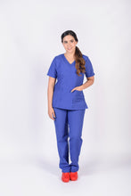 Cargar imagen en el visor de la galería, Pantalón y Blusa Dama en Montreal azul rey REF.: PB117MAR - Deblanco S.A.S