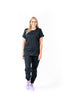 JOGGER Licrado Pantalón y Blusa Dama en Antifluidos Negro REF.: PB 481 AUN