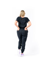 Cargar imagen en el visor de la galería, JOGGER Licrado Pantalón y Blusa Dama en Antifluidos Negro REF.: PB 481 AUN