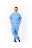 JOGGER Pantalón y Blusa Unisexo Antifluidos Azul Medio Fuerte REF.: PB 483 AUAMF