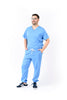 JOGGER Pantalón y Blusa Unisexo Antifluidos Azul Medio Fuerte REF.: PB 483 AUAMF