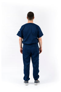 JOGGER Pantalón y Blusa Unisexo Antifluidos Azul Oscuro REF.: PB 483 RNAO
