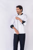 Blusa para cheff con broches REF: LB230GT-UN