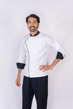 Cargar imagen en el visor de la galería, Blusa para cheff con broches REF: LB230GT-UN