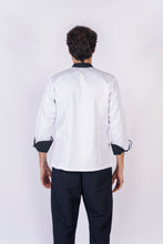 Cargar imagen en el visor de la galería, Blusa para cheff con broches REF: LB230GT-UN