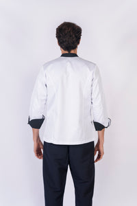 Blusa para cheff con broches REF: LB230GT-UN