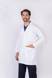 Bata para Médico Unisexo manga 3/4, REF.: LB05GT