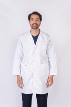 Cargar imagen en el visor de la galería, Bata para Médico Unisexo manga Larga, REF.: LB069GT