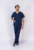Pantalón y Blusa Unisexo Antifluidos Azul Oscuro REF.: PB021AJAO