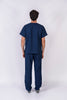 Pantalón y Blusa Unisexo Antifluidos Azul Oscuro REF.: PB021AJAO