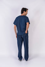 Cargar imagen en el visor de la galería, Pantalón y Blusa Unisexo indigo (tipo jean Oscuro) REF.: PB012IA