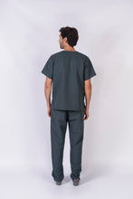 Cargar imagen en el visor de la galería, Pantalón y Blusa Unisexo Antifluidos Gris Oscuro REF.: PB021AJGO