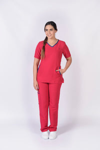 Pantalón y Blusa Dama Cereza REF.: PB235AJCE-AO