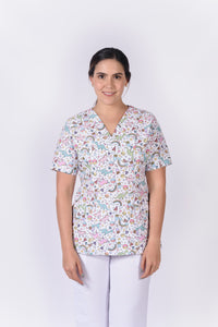 Blusa para Dama Estampada  de Unicornios REF.: BD768AJEU