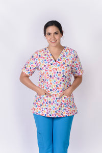 Blusa para Dama Estampada de Monstruos REF.: BD768AJEM