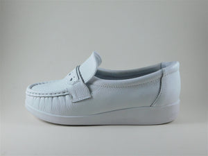 Zapato Blanco para Dama en Cuero REF.: ZA0581