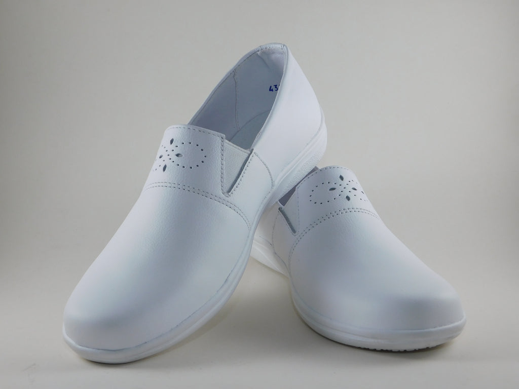 Zapato Blanco para Dama en Cuero REF.: ZA4325