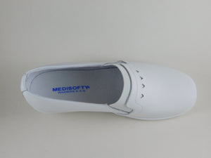 Zapato Blanco para Dama en Cuero REF.: ZA1604