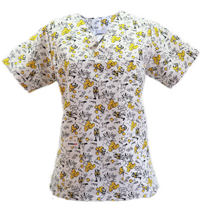 Blusa unisex en Antifluidos nepal ANTIBACTERIAL Estampada Disney Pluto REF.: AC711ANEP