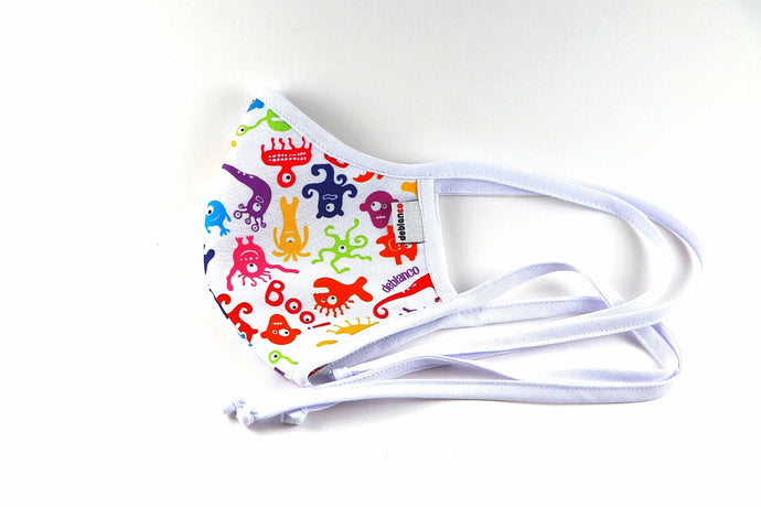 MASCARILLA ANTIFLUIDOS JAPON ESTAMPADO MONSTRUOS REF :AM 721 AJEM-BL