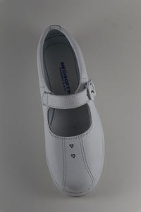 Zapato Blanco para Dama en Cuero REF.: ZA4340