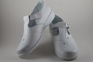 Zapato Blanco para Dama en Cuero REF.: ZA4335