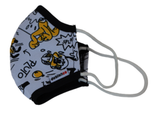 Cargar imagen en el visor de la galería, MASCARILLA PARA NIÑOS EN ANTIFLUIDOS NEPAL ANTIBACTERIAL ESTAMPADO DE DISNEY PLUTO REF :AM 724 ANEP-N