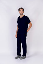 Cargar imagen en el visor de la galería, Pantalón y Blusa Unisexo Antifluidos Azul Noche REF.: PB021AJAN